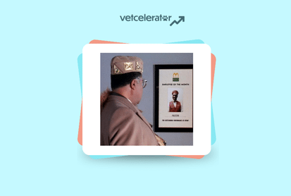 A person facing a monitor displaying profiles, engaged in an online activity.