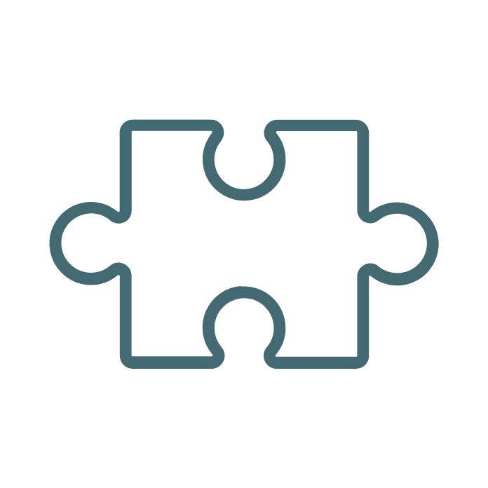 Veterinary recruiter puzzle piece icon symbolizing perfect fit