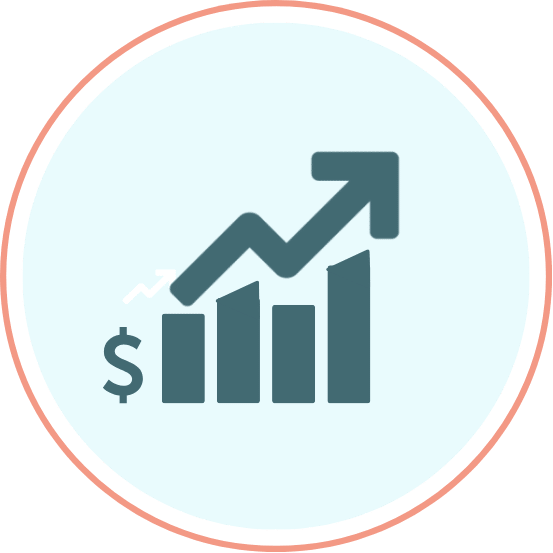 Graphic showing veterinary clinic revenue growth connected to marketing campaigns and call intelligence insights.
