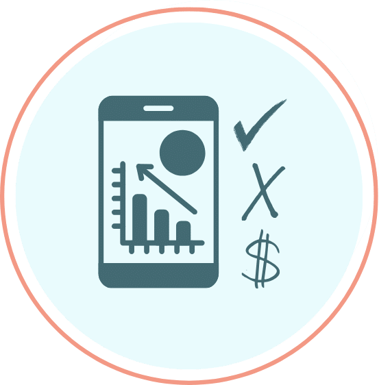 Graphic showing VoiceStack call intelligence tracking missed calls, booked appointments, and non-converting calls for veterinary clinics.