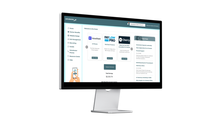 Vetcelerator Marketing Agency portal