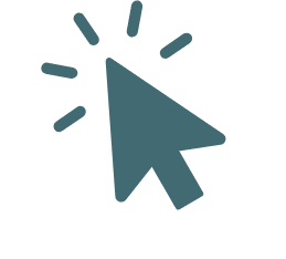 Cursor click icon representing engagement with conversion-focused digital ads.
