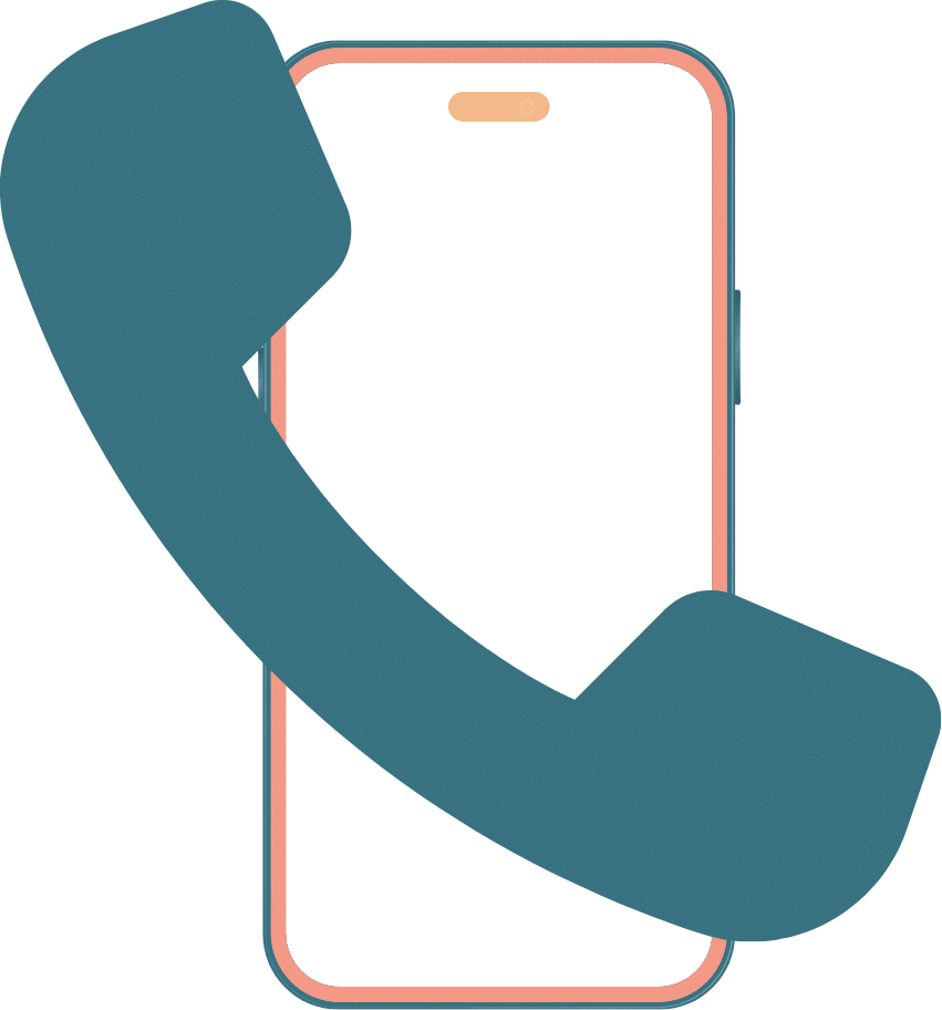 Phone graphic representing calls generated by conversion-focused ads for veterinary clinics.