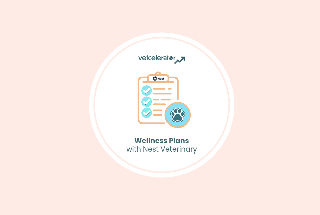 Clipboard with a paw print and Nest Veterinary featured