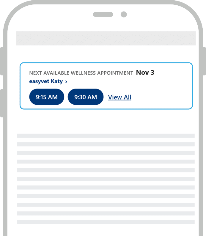 Vetcelerator online scheduler